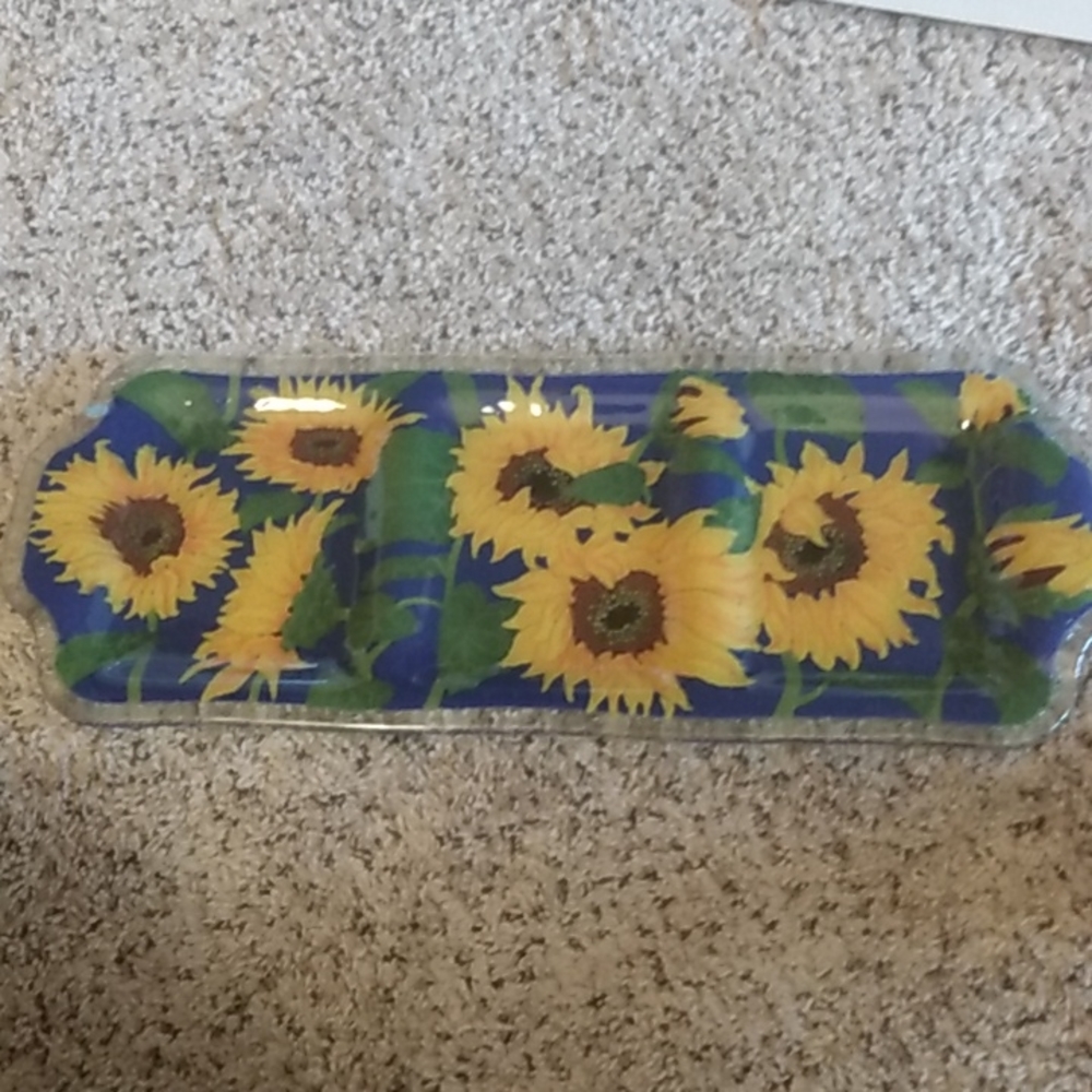 Peggy Karr glass condiment dish